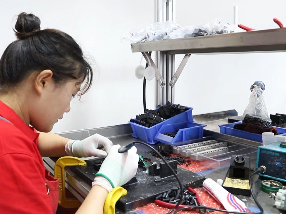 Electronic Parts Assembly Line